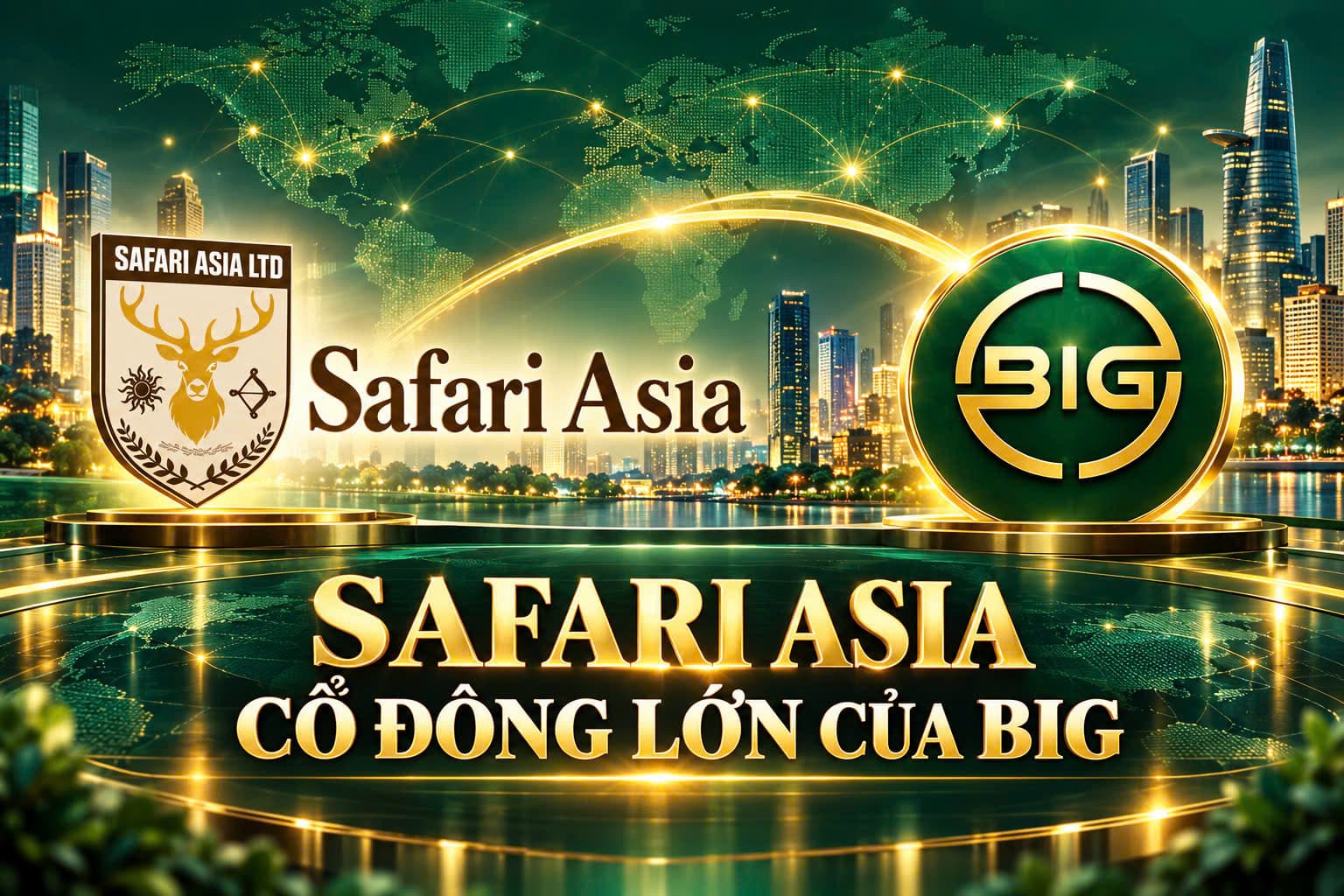 Tập đoàn đầu tư BIG xuất hiện cổ đông lớn là quỹ ngoại tỷ đô